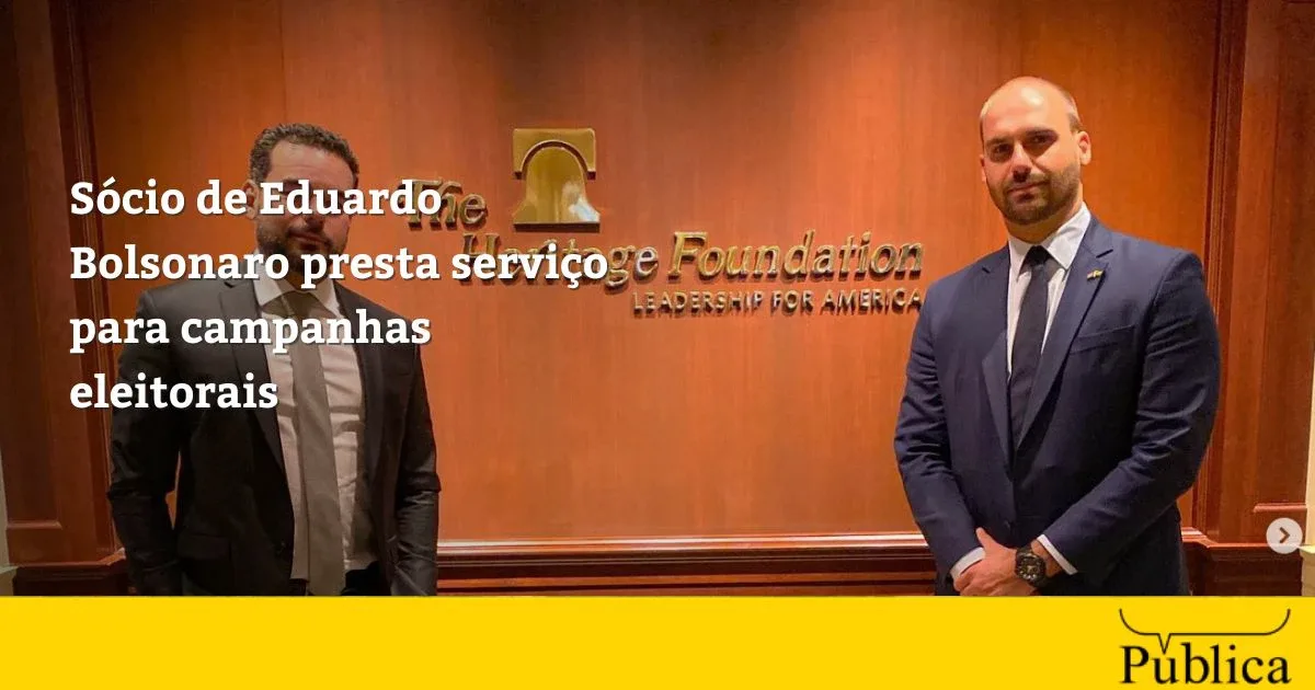 Empresas ligadas a sócio de Eduardo Bolsonaro recebem pagamentos de três campanhas