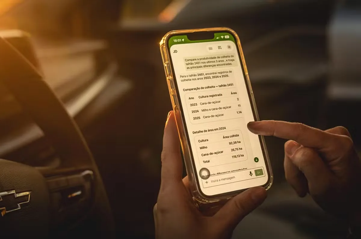 John Deere testa inteligência artificial para orientar operações agrícolas