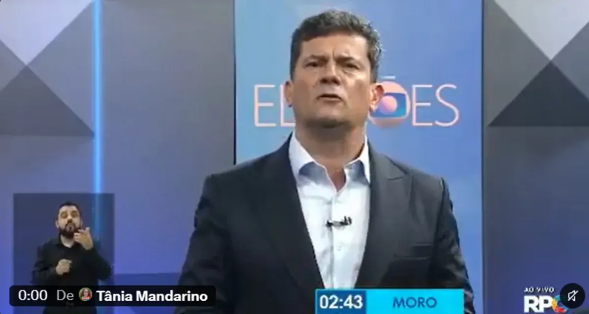 Erros de fala de Sergio Moro em debate repercutem nas redes