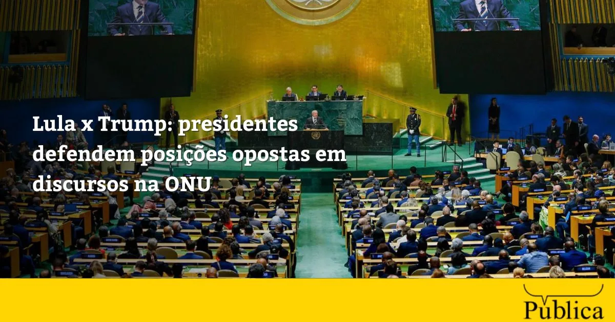 Lula e Trump expõem divergências sobre guerras, soberania e tecnologia na ONU