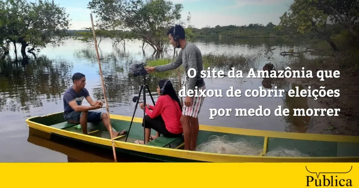 Ameaças interrompem cobertura eleitoral do Tapajós de Fato em Santarém