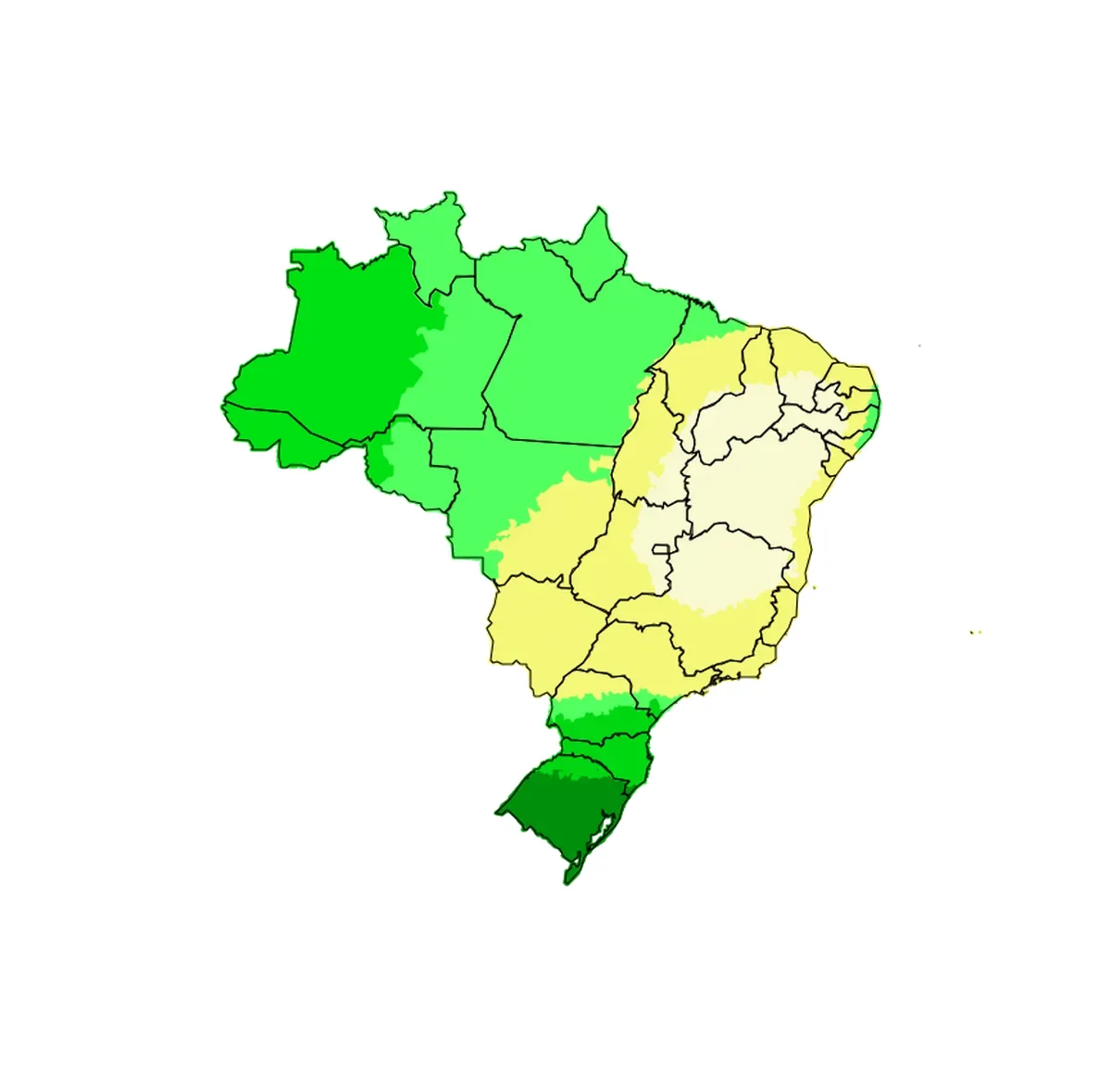 Calor persiste até quarta-feira, e Sul pode ter tempestades e enchentes