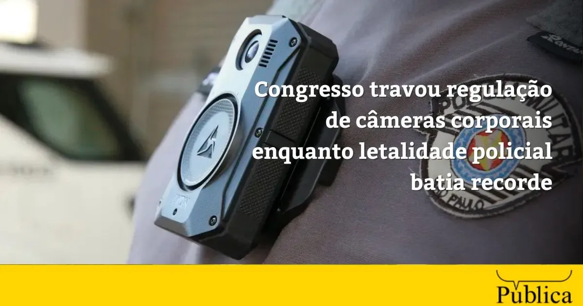 Congresso votou cinco propostas sobre câmeras corporais em quatro anos