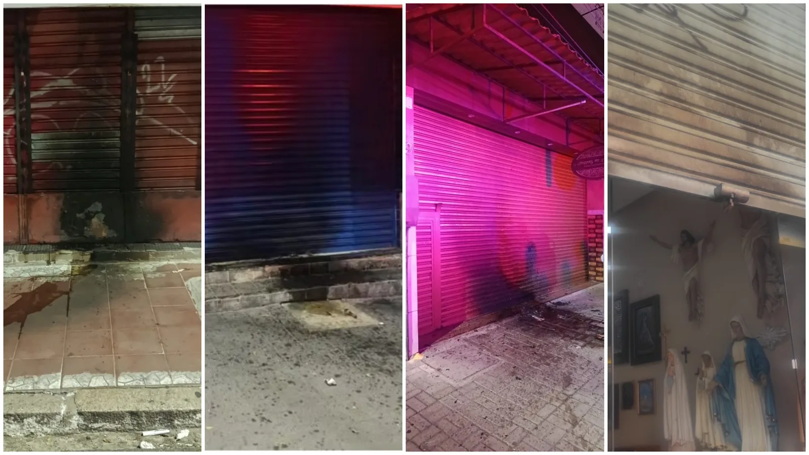 Quatro lojas religiosas são atacadas com itens incendiários em Fortaleza