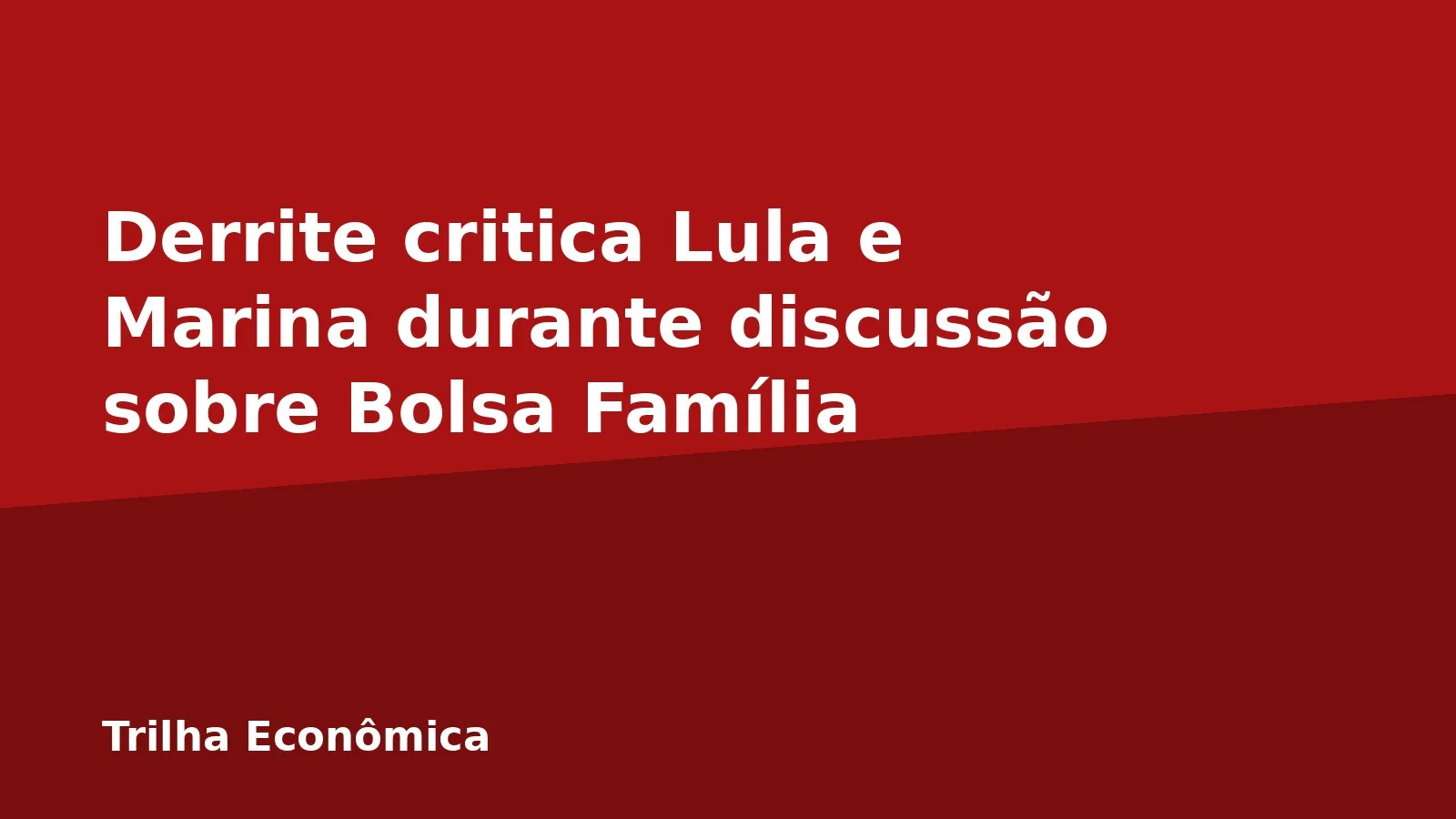 Derrite critica Lula e Marina durante discussão sobre Bolsa Família