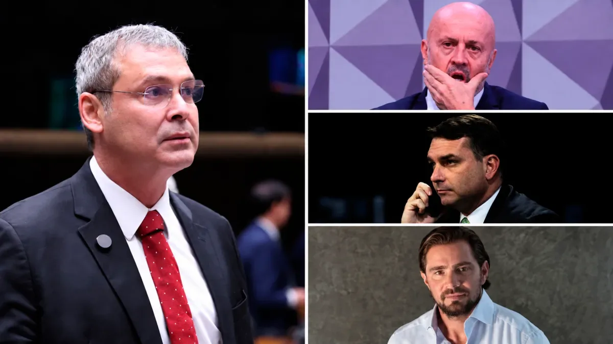 Lindbergh critica Flávio Bolsonaro por vínculos com Vorcaro e ‘Careca do INSS’
