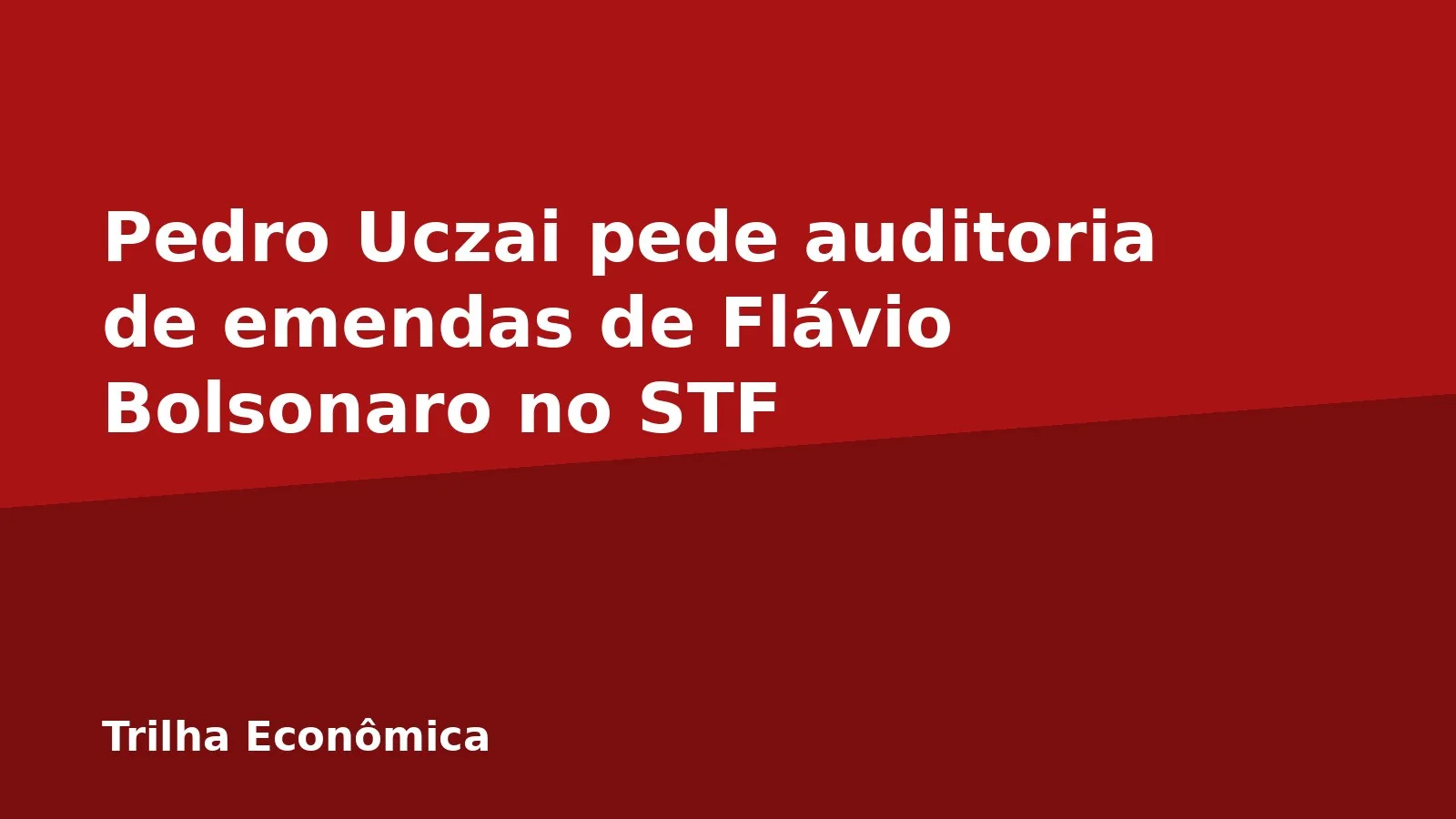 Pedro Uczai pede auditoria de emendas de Flávio Bolsonaro no STF