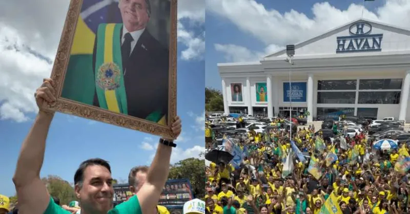 Flávio Bolsonaro nega aporte de Luciano Hang no filme Dark Horse
