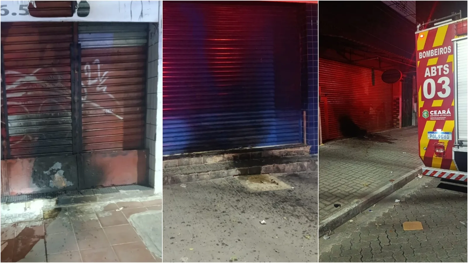 Três lojas de umbanda são atacadas com coquetéis molotov em Fortaleza