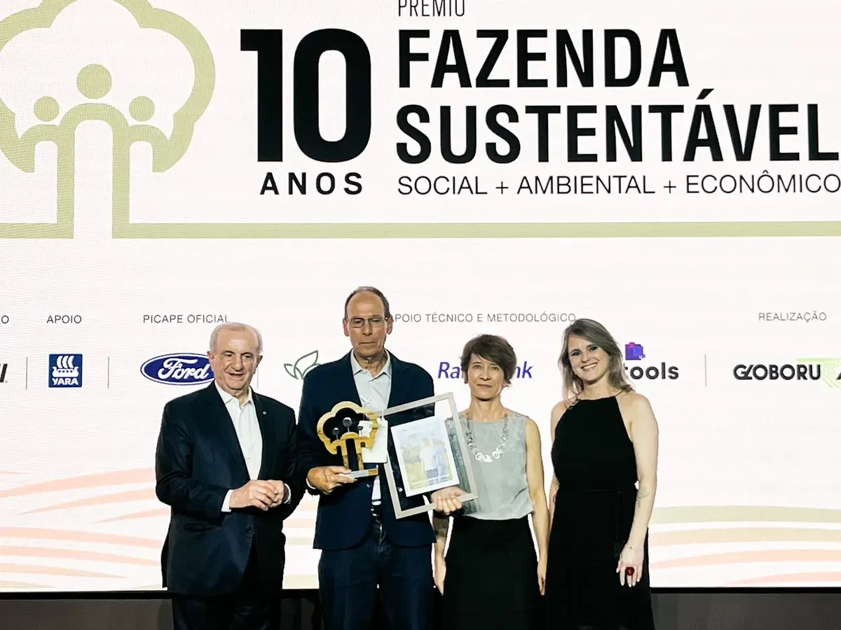 Prêmio destaca práticas sustentáveis em três fazendas de Minas e Mato Grosso do Sul
