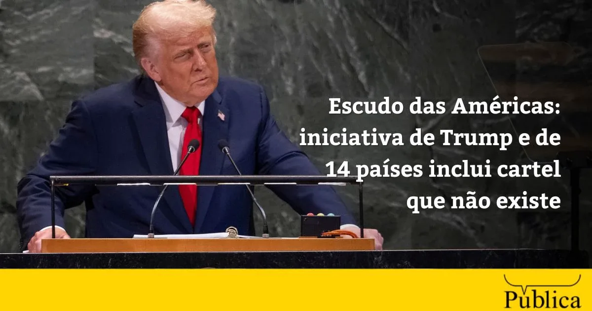Aliança liderada pelos EUA inclui cartel venezuelano sem existência comprovada