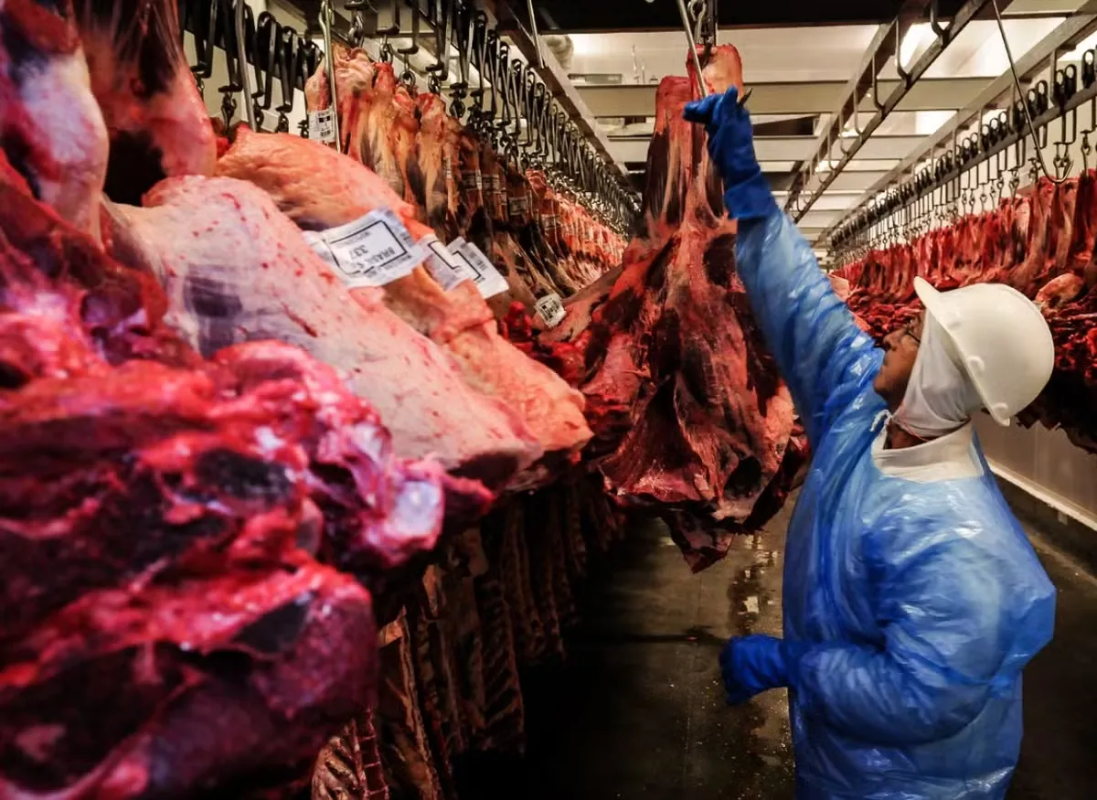 Brasil envia à China menor volume de carne bovina desde dezembro de 2021