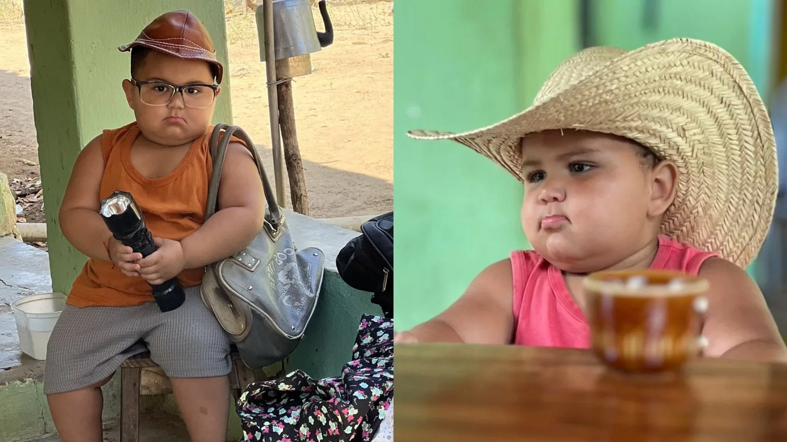 Menino de 2 anos vira fenômeno nas redes com jeito de ‘senhorzinho’ no Ceará