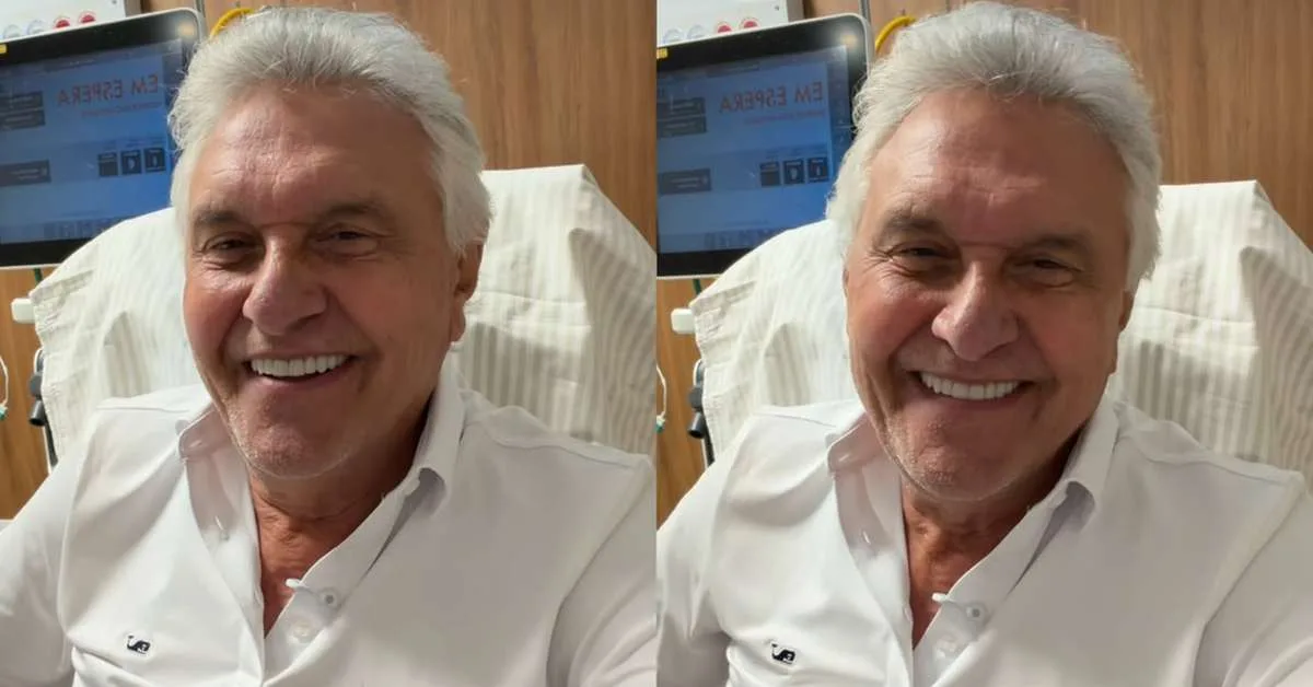 Caiado recebe alta em São Paulo e critica crise entre instituições