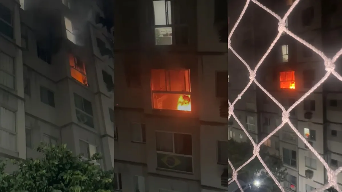 Incêndio em apartamento mobiliza bombeiros em Jaboatão dos Guararapes