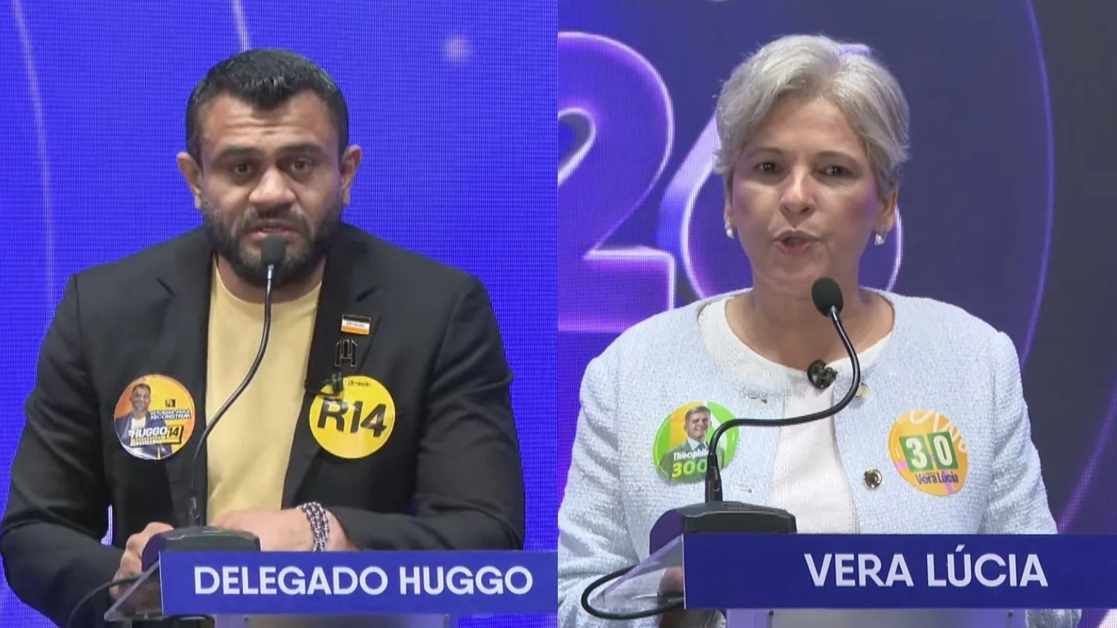 Debate no Ceará tem ausência de Ciro e Elmano e foco em facções e corrupção