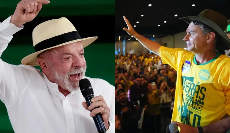Lula lidera primeiro turno, mas empata com Flávio Bolsonaro no segundo