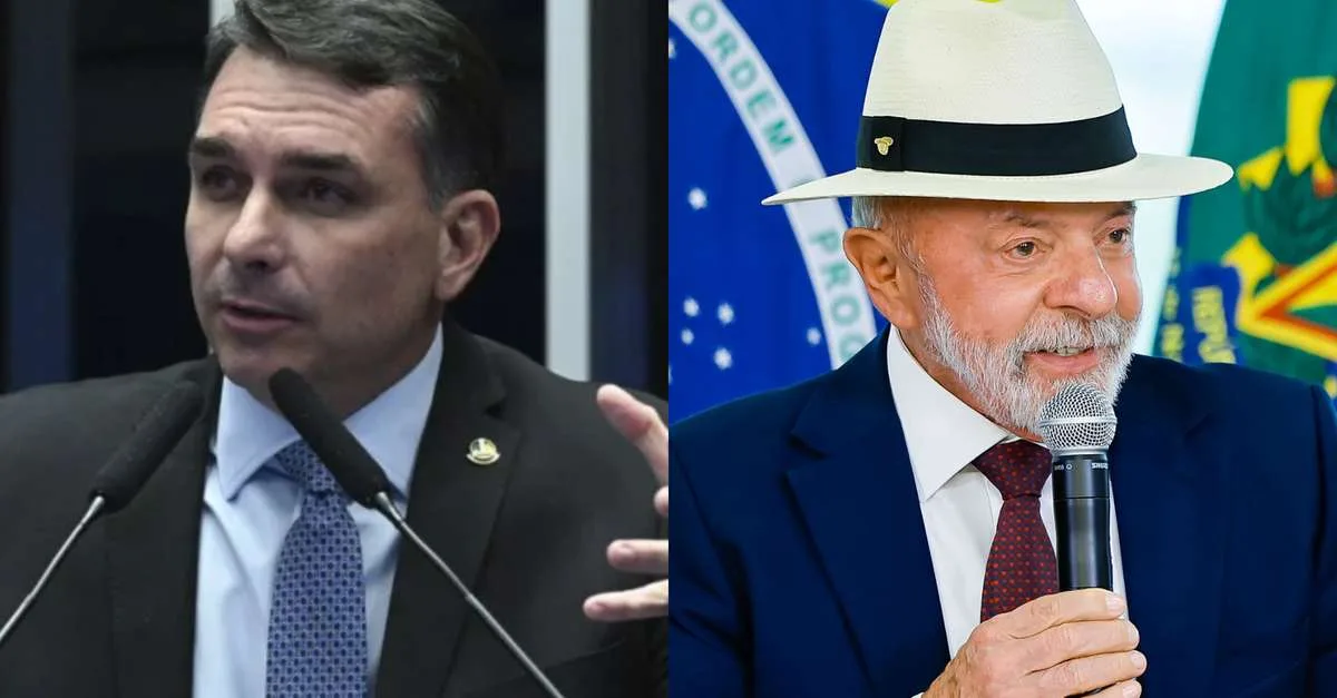 Flávio Bolsonaro marca 46% e empata tecnicamente com Lula no 2º turno