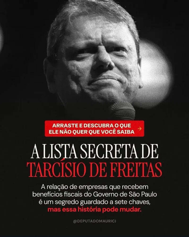 Post sobre benefícios fiscais a empresas volta às redes após decisão eleitoral em SP