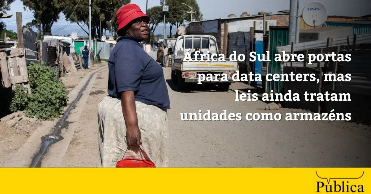 Data centers avançam na Cidade do Cabo sem regra específica para uso de água e energia